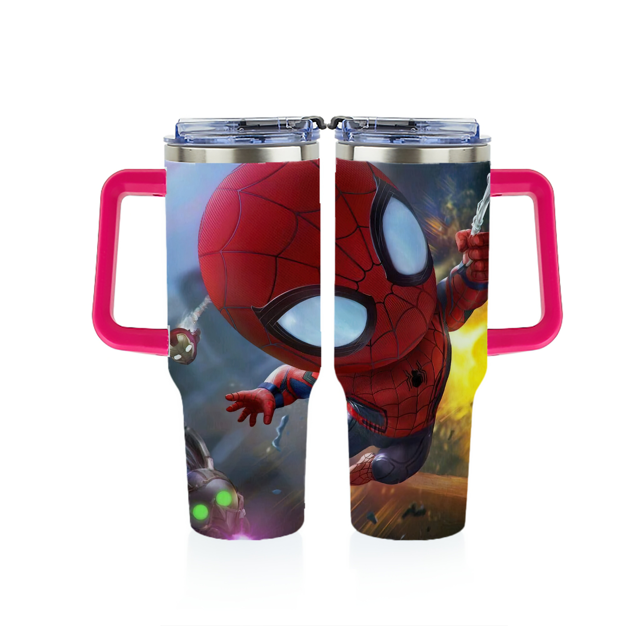（画像用） Spider Man スパイダーマン 1200ｍLフルプリント車用タンブラー